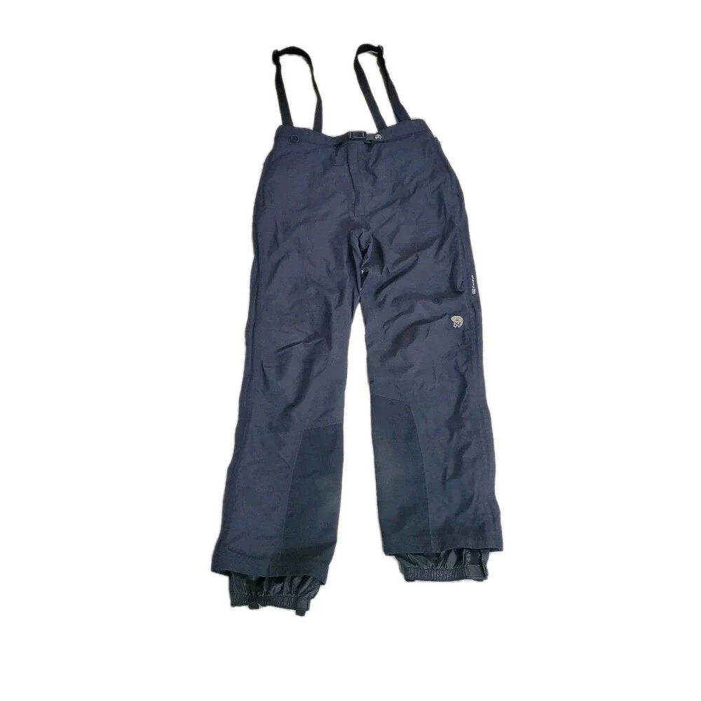 Mountain Hardwear Conduit Snow/Ski Goretex Pants Overall Sz L Black Suspenders